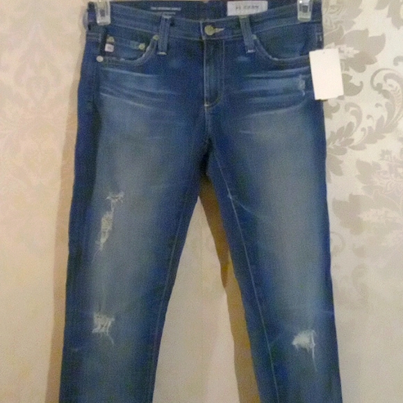 AG Adriano Goldschmied Medium Blue Ankle Jeans - Picture 2 of 6